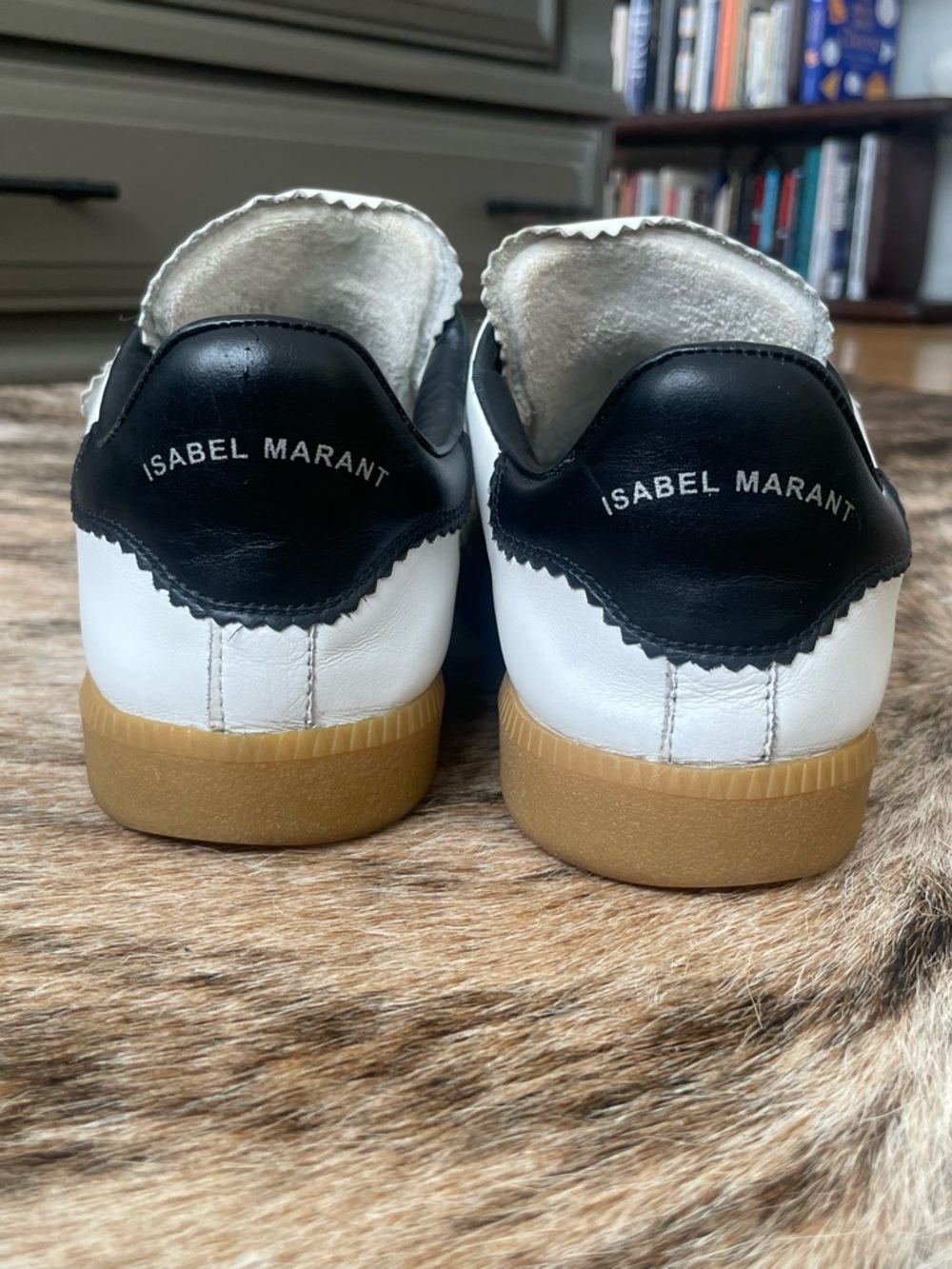Isabel Marant Beth Sneakers White FR40 US 8.5 - 9 - Picture 4 of 6